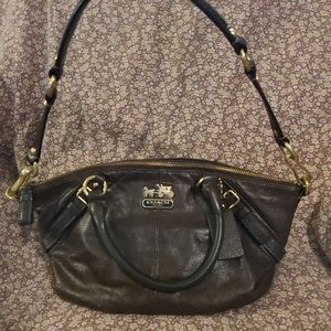 Brown Leather Coach Bag